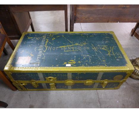 A continental steamer trunk