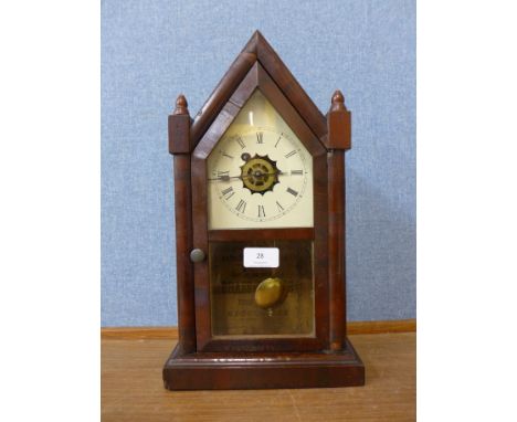 A 19th century Waterbury Clock Co. shelf clock