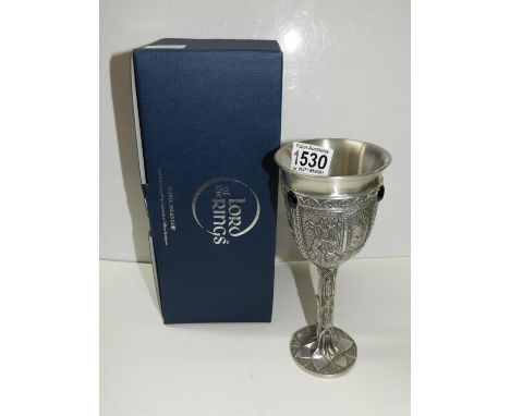 Boxed Royal Selangor Lord of the Rings Goblet - Aragon of Arathorn 