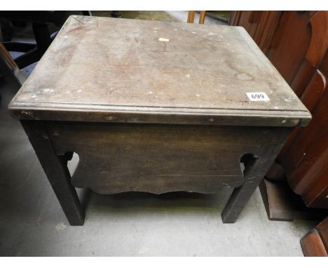 Mahogany Commode with Pot 