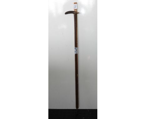 Vintage Rule and Horn Handled Walking Stick 