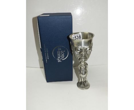 Boxed Royal Selangor Lord of the Rings Goblet - Smeagol/Gollum 