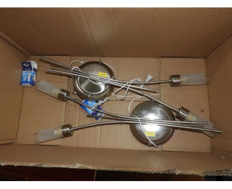 Pair of Modern Wall Light Fittings 