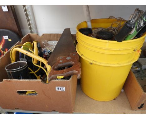 2x Boxes of Tools - Work Light etc 