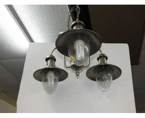 Three Branch Ceiling Light Fitting 