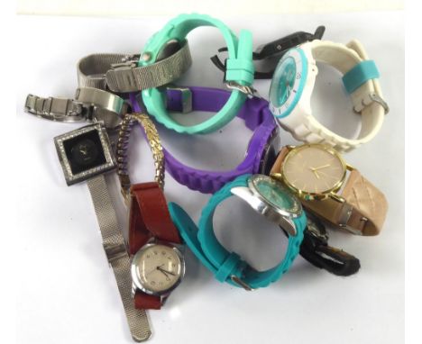COLLECTION OF ELEVEN MODERN LADY'S AND GENTS WRIST WATCHES,  Storm, Dream, Hugo, Citron, Casio (LCD), My London etc.... 