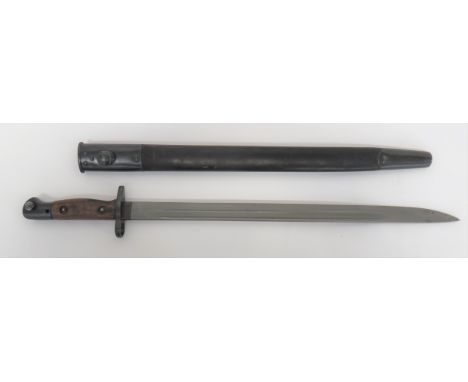 WW1 OTC Marked SMLE Bayonet 17 inch, single edged blade with fuller. &nbsp;The forte with maker "EFD" (Enfield) dated "5/12".