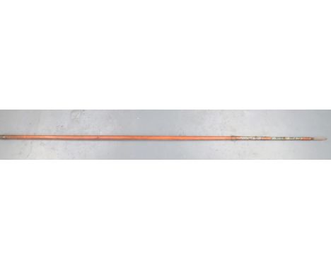 Fine Quality Japanese Nageyari Horseman's Spear 4 1/2 inch, quadrangular, polished steel head with short narrow fullers. &nbs
