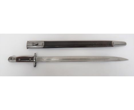 WW1 Remington Made SMLE Bayonet 17 inch, single edged blade with fuller. &nbsp;The forte with maker "Remington" dated "11/15"