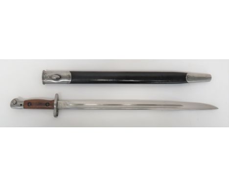 3rd London Regiment Marked SMLE Bayonet 17 inch, single edged blade with fuller. &nbsp;The forte with maker "Wilkinson", date