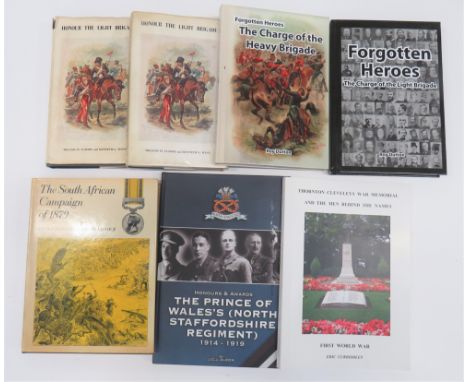 Selection of Medal Research Orientated Books including Forgotten Heroes The Charge Of The Heavy Brigade ... Forgotten Heroes 