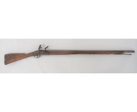 India Pattern Brown Bess Musket .750, 39 inch, smoothbore barrel. &nbsp;Breech with proof stamps. &nbsp;Military lock plate w