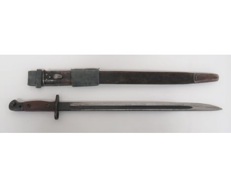 British Royal Air Force Marked SMLE Bayonet 17 inch, single edged blade with fuller. &nbsp;Forte with maker "Wilkinson" dated