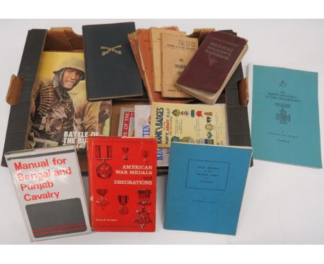 Selection of Various Military Books including Cycle-Infantry Drill Regulations ... Kings Regulations &amp; Orders For The Arm