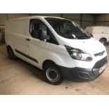 2017 67 FORD TRANSIT CUSTOM PANEL VAN - 67926 MILES - 2 NEW FRONT TYRES FITTED