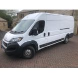 2017 67 REG PEUGEOT BOXER 435 PROFESSIONAL L4 H2 PANEL VAN - 88893 MILES - REVERSE SENSORS