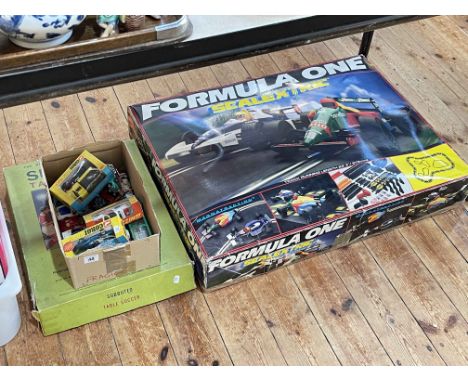 Scalextric, Subbuteo table soccer and model vehicles.