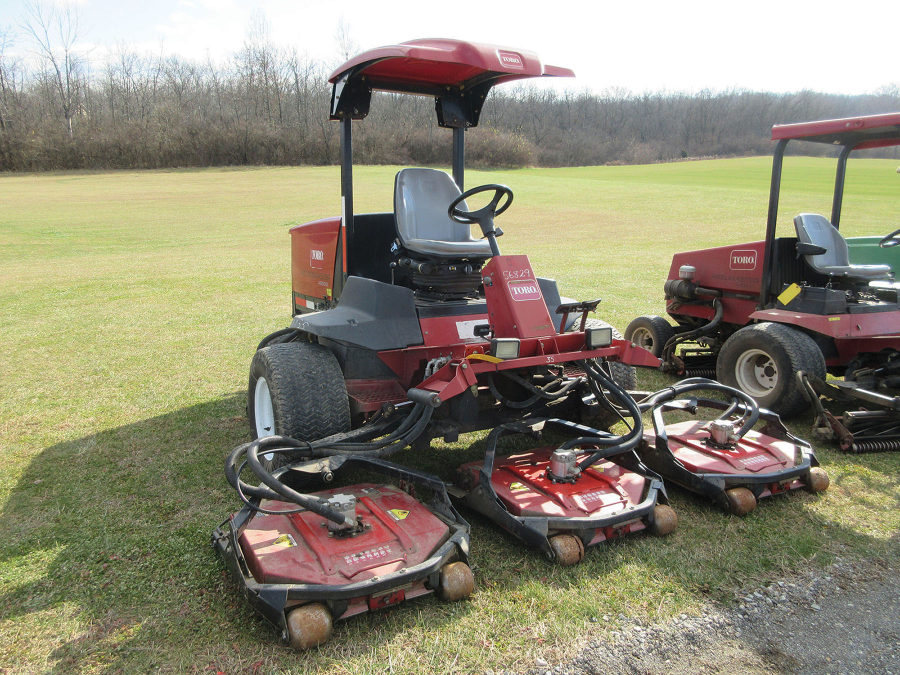 2007 TORO GROUNDSMASTER 4500D ROUGH MOWER; 1,564 HOURS, 4WD, DIESEL