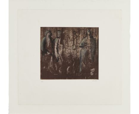[§] HENRY MOORE O.M., C.H., F.B.A. (BRITISH 1898-1986)  NATIVITY   1981, E/A, signed in pencil to margin, lithograph, publish