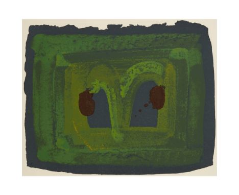 [§] HOWARD HODGKIN C.H., C.B.E. (BRITISH 1932-2017)  LOTUS   Signed and dated '80, numbered 77/100, screenprint, printed by K