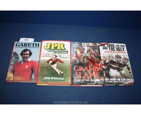 Four books to include first edition of 'Grand Slam' by Paul Rees, signed first edition of 'The Good, The Bad and The Ugly' by