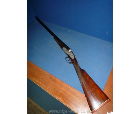 A "Gunmark" manufactured, stamped "Westley Richards and Sons., England" 12 bore double barrelled, side-lock, selective ejecto