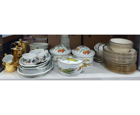 Three Royal Worcester Evesham pattern assorted tureens, various further dinner and teaware&nbsp;to include examples by T Good