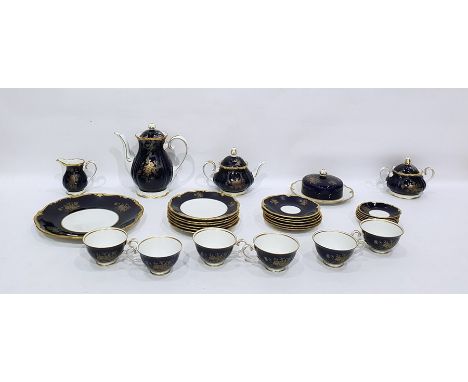 20th century German part tea service to include teapot, teacups, tea plates, etc 