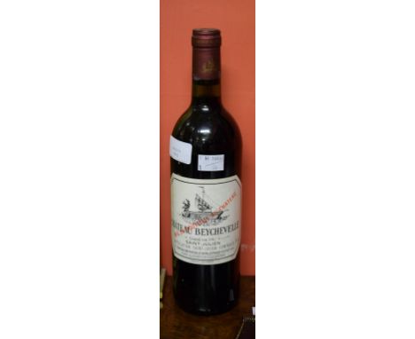 FOUR BOTTLES OF CHATEAU BEYCHEVELLE GRAND VIN VINTAGE 1982 ST. JULIA. (4) 