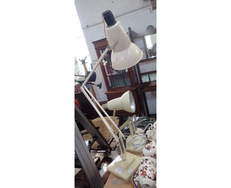TWO VINTAGE 'HERBERT TERRY' ANGLEPOISE LAMPS