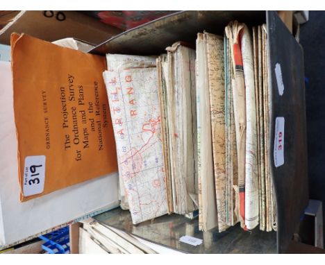 A COLLECTION OF ORDNANCE SURVEY MAPS and similar