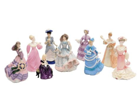 Six Wedgwood porcelain figures, limited edition, For the Spink Modern Collections Limited, with certificates and promotional 