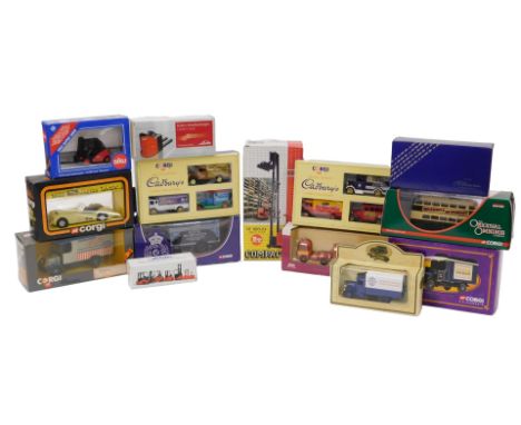 Corgi, Joal, Lledo and other diecast vehicles, all boxed, including a Corgi Classics Renaut van, Joal Compact BT Reflex Reach