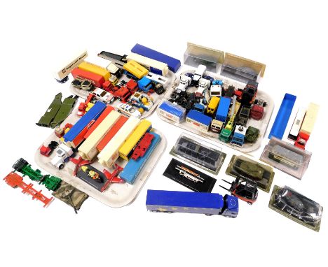 Corgi, Matchbox, Welly and other diecast military vehicles, container lorries, Diamonds Are Forever James Bond 007 Moon Buggy