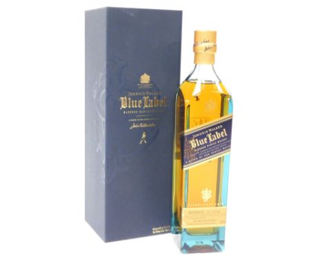 A bottle of Johnnie Walker Blue Label Blended Scotch whisky, 70cl, bottle number IC159140, boxed.