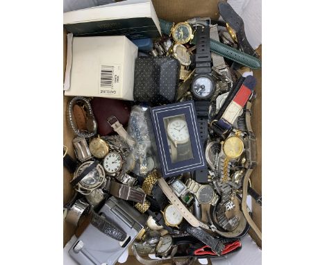 a large collection of wristwatches including Timex, Sekonda, Casio digital and Lorus.Click here to view further images, condi