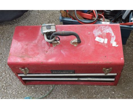 Tool box containing various sockets and spammers 