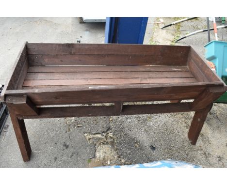 RAISED GARDEN PLANTER, APPROX 60CM X 130CM X 64CM