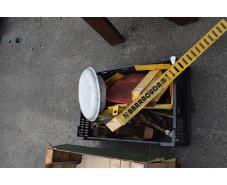 QTY OF HAND TOOLS AND A BARRACUDA CAR CLAMP