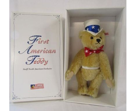 Steiff North American Exclusive teddy bear with growler - First American Teddy 667183