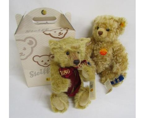 Steiff 2003 038976 &amp; 2005 660870 anniversary bears&nbsp;