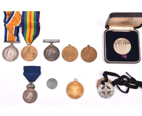 Pair: BWM, Victory (931034 Gnr S J Cook, RA), VF. BWM (24914 Pte G O Turner, Bedf R), VF. Single Victory medals without suspe