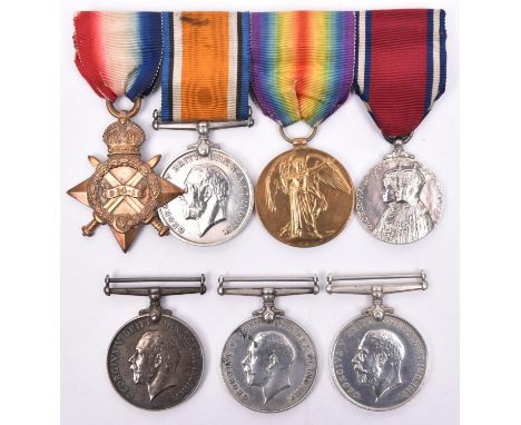 Four:  1914-15 star (Mate, G Ellis RN), BWM, Victory (Eng Lt G Ellis RN) Silver Jubilee medal 1935 (un-named as issued) VF to