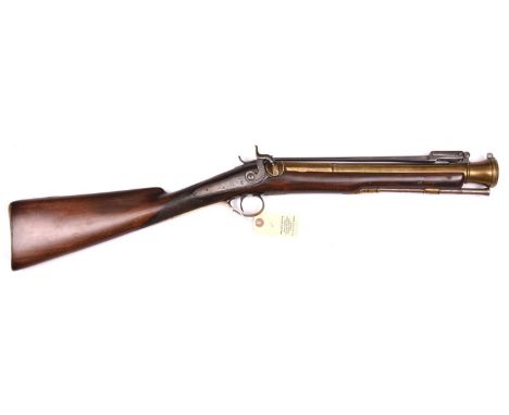 Sold at Auction: GEORGE BELL, GLASGOW, A CASED 15-BORE PERCUSSION  SPORTING-GUN, no visible serial number