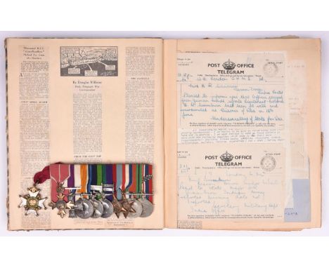 The orders, decorations and medals of Major General Henry Robinson Swinburn, covering WWI service through to WWII and the des