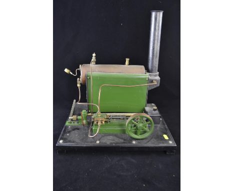 Stuart model steam engine (untested) Height to chimney top 48cm.