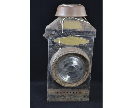 LMS 'Adlake No.22' Railway Lamp from Somerset and Dorset Joint Railway, Sturminster Newton 