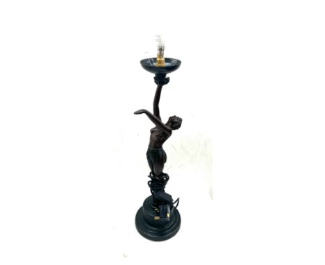 Art Deco style lady lamp 25 inches tall 