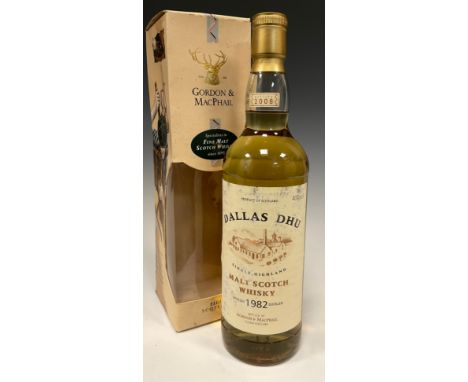 Whisky - Dallas Dhu 1982 Highland single malt Scotch Whisky, 40% vol, 70cl, bottled by Gordon &amp; Macphail, boxed. 