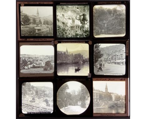 Local interest - a collection of twenty five mostly Matlock and Matlock bath magic lantern slides, inc Smedleys Hydropathic e